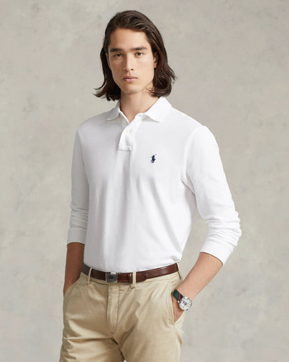 Men’s Classic Long-Sleeve Polo Shirt